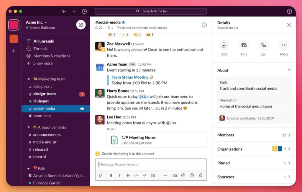 Slack - Slack screenshot 03 Slack - Slack screenshot 03