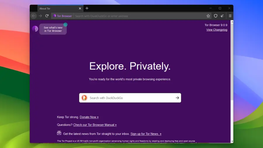 Tor 瀏覽器 - Tor Browser Screenshot 01